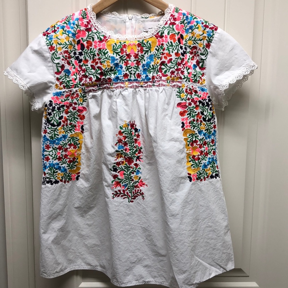 Mindy Mae’s Market Floral  Embroidered Top